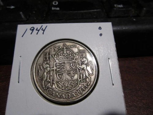 1944 Canada 50 Cents — photo from the most recent tracked eBay sale