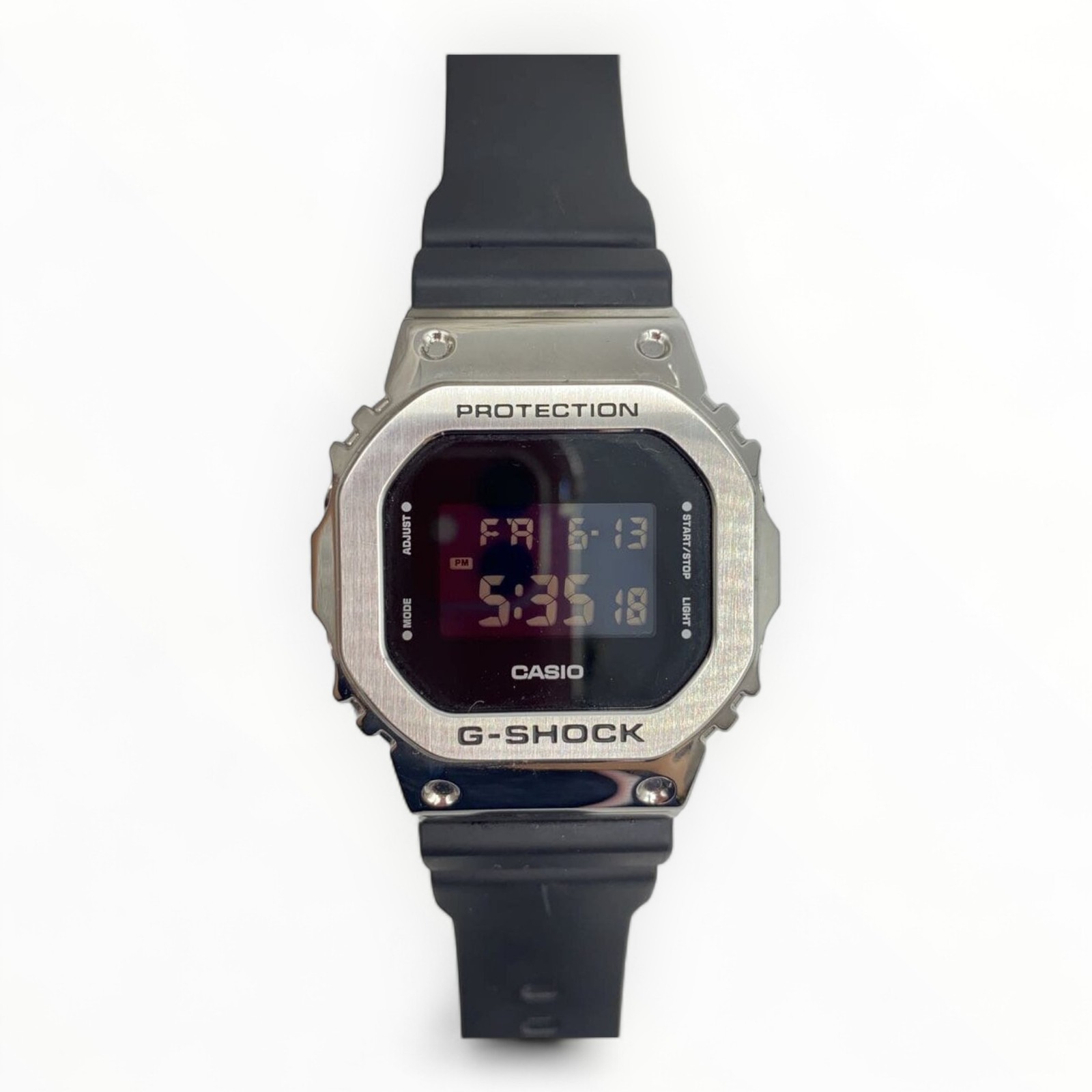 CASIO Digital Quartz Black Mens Watch 1.38