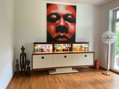 Bariomat Sideboard von Alfons Dörr mit versenkbarem elektrischen Barfach