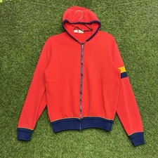 Vintage 70s Sweatshirt Mens Small Zip Up USA Hoodie Casual Sportswear Lounge y2k