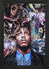 Juice WRLD Framed Wall Art Poster Canvas Print Picture