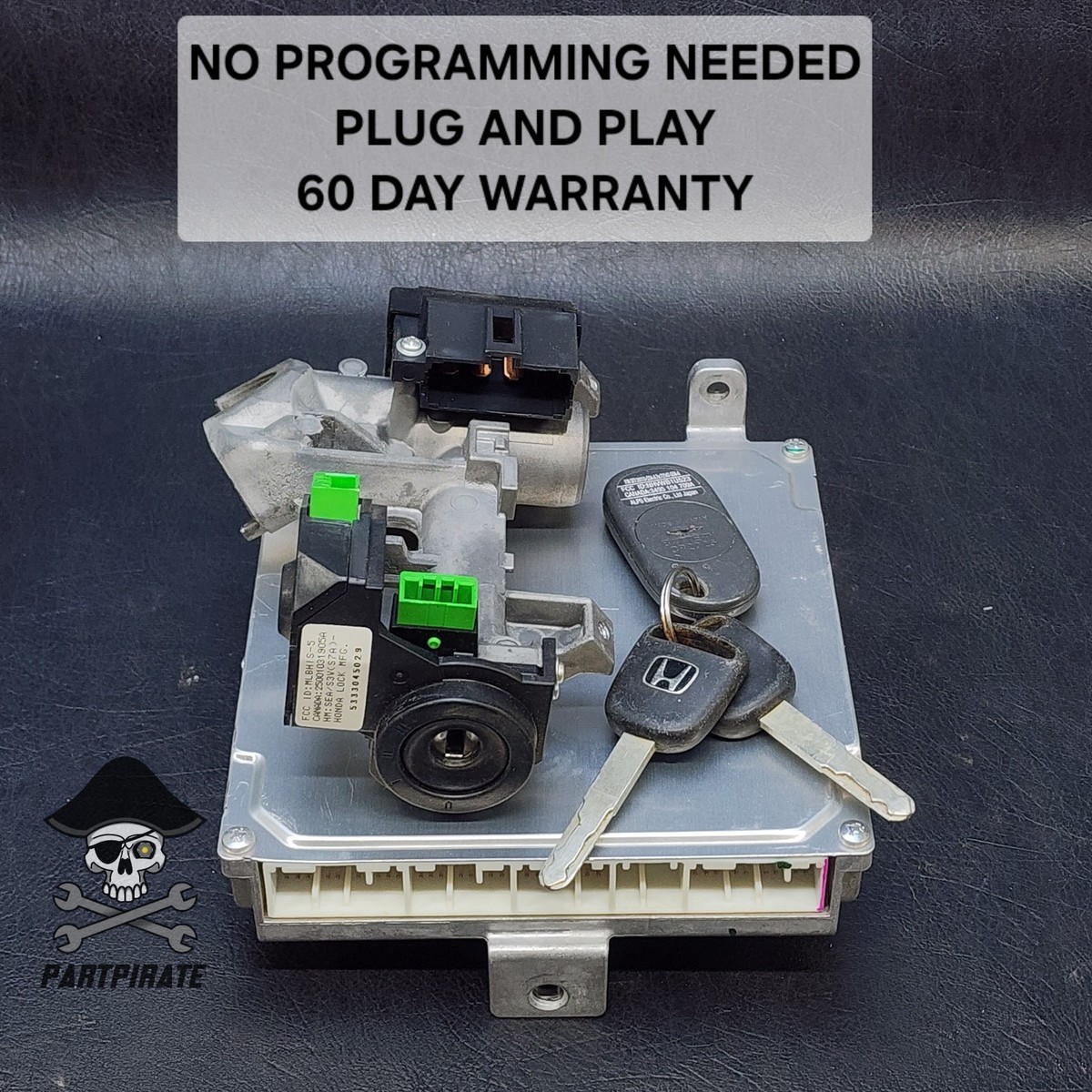 05 HONDA CIVIC HYBRID MT PCM ECM ECU Engine Computer Key FULL SET