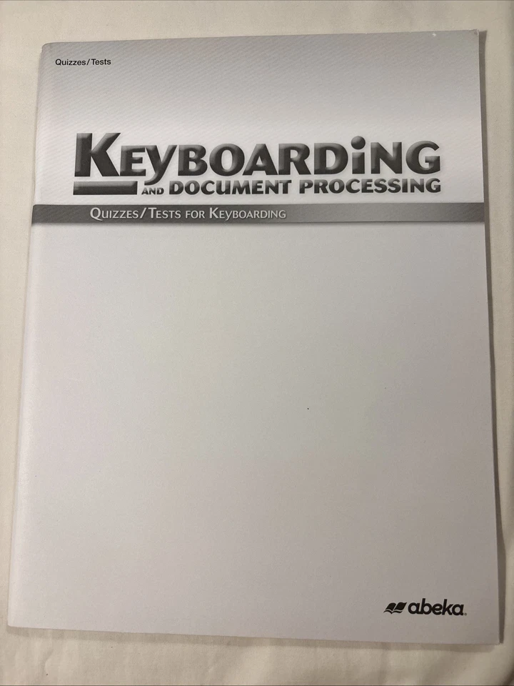 Abeka Keyboarding & Document Processing Student Quizzes Tests Video Manual - Image 4 of 4