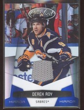 2010-11 Panini Certified Mirror Blue Materials Relic Jersey Derek Roy /100