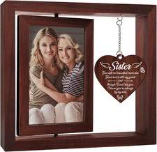 Vetbuosa Memorial Gifts for Loss of Sister, Sympathy Picture Frame,Sympathy Gift
