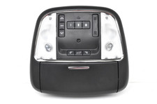 011-2014 Jeep Grand Cherokee Overhead Console Dome Light Lamp Homelink Black Oem