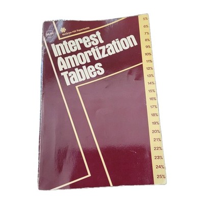 Interest Amortization Tables - Jack C. Estes (1976, Paperback)