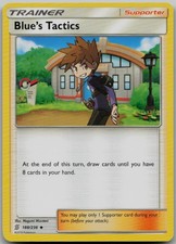 Blue's Tactics 188/236 Uncommon SM - Unified Minds LP Pokemon Card