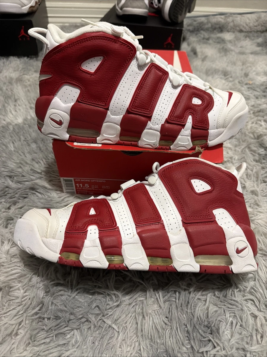 Las mejores ofertas en Nike Air More Uptempo White Red | eBay
