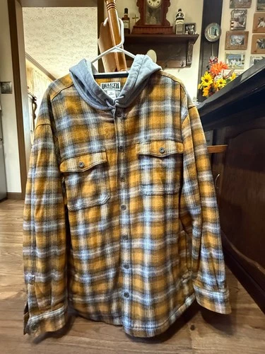 Duluth Trading Co. Men's Flapjack Hooded Shirt Jacket Excellent Condition 2XL - product listing photo