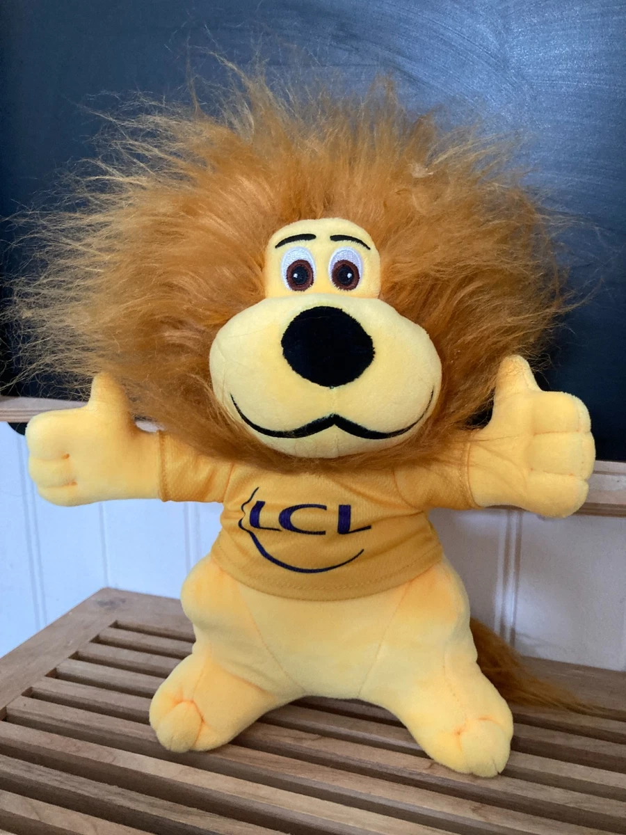 Peluche lion tour de France LCL : Achat occasion | Peluches LCL Jaune Bon état