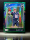 2024 Panini Donruss Optic Rated Rookie Drake Maye #229 Green Hyper Prizm (RC)