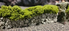 "RETIRED" Build-a-Rama 1:32 Scale Hand Painted WWII Deluxe Stone Hedge Wall Set