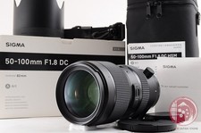 NoShip2US [COME NUOVO + in scatola] Sigma 50-100 mm f/1.8 DC HSM Art CANON dal Giappone Lv22