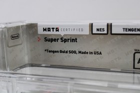 Super Sprint Nintendo NES Sealed Wata Graded 7.5 A+