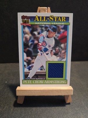 Pete Crow-Armstrong 2026 Topps Series 2 1991 All-Star Relic Jersey 91ASR-PC Cubs