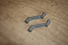 2 Vintage Brown Window Crank Handles With Set Screw 45054 1132 See Pix