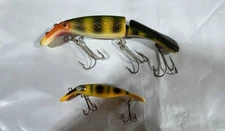 8" & 4” Homer Le Blanc Swim Whizz , Nice Estate Sale Find Lot of 2  L@@k 