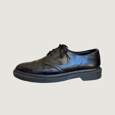 Dr. Martens 1461 Mono Black Smooth Leather Derby Shoes Mens 8 Women's 9