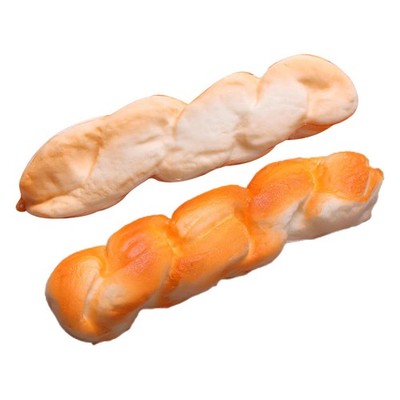2 Pcs Simulated Bread Realistic Fake Food Bakery Shop Props Mold