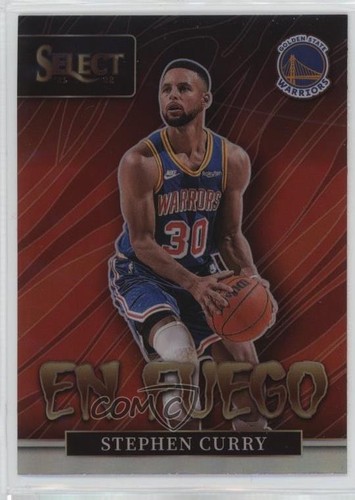 Stephen Curry [Gold Prizm] #14 2021 Panini Select En Fuego card