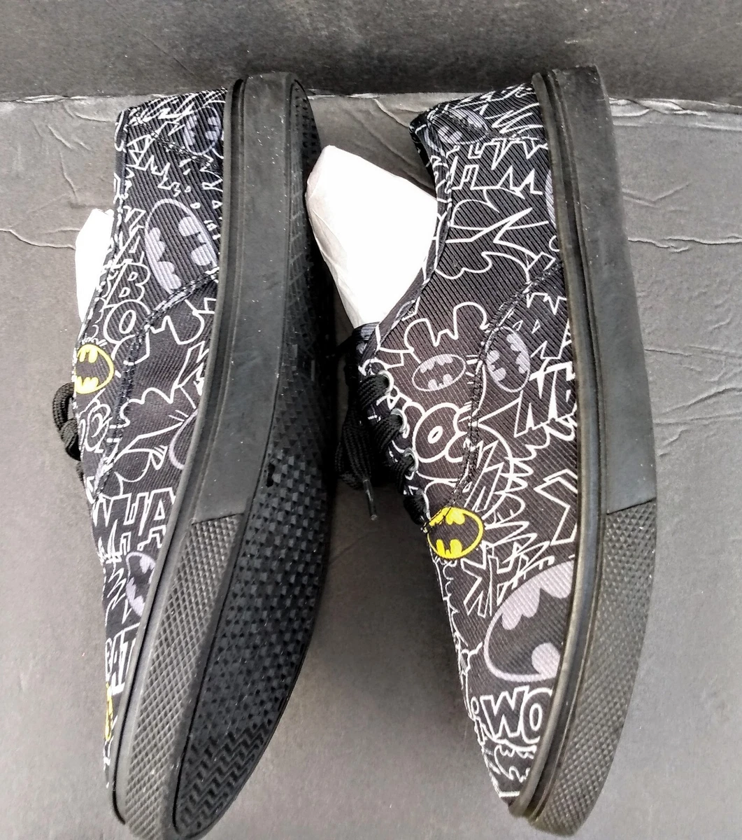 BATMAN - Bioworld DC Comics Canvas Boom Lace Up Shoes Size 8 Mens | eBay