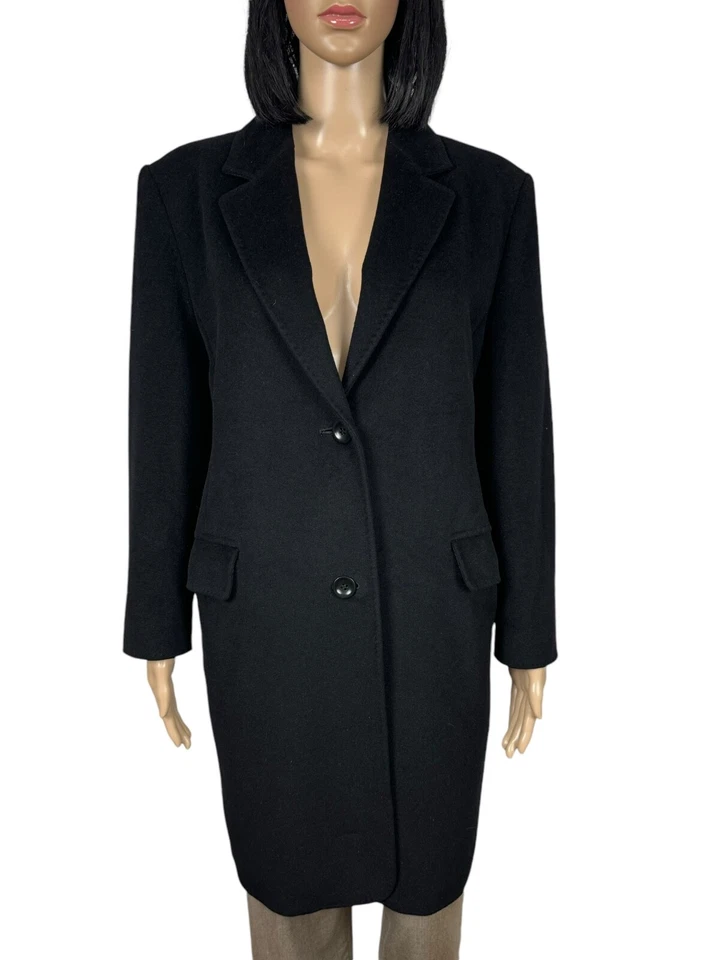 Max Mara Virgin Wool-Angora Rabbit Coat size US10 IT44 - Image 3 of 4