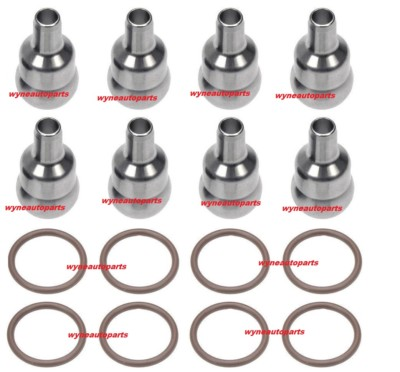 #ad #ad 6.0L Powerstroke Diesel High Pressure Oil Rail Repair Kit 8pcs Ball Tube O Ring $69.91