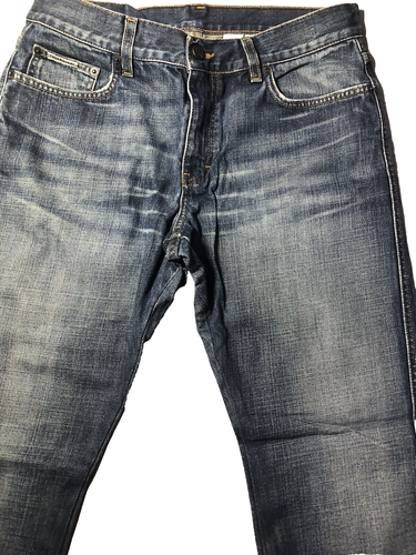 Calvin Klein Jeans Trousers Men Denim Waist 32" Length 28" Blue Straight Pocket - Picture 14 of 24