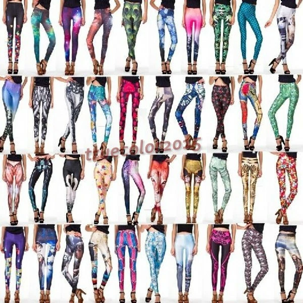 LEGGINGS CLEARANCE SALE32COLOURS 3D PRINT PLUS SIZE UK6-20 PARTY GIFT  SPORT