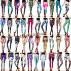 LEGGINGS "CLEARANCE SALE"32COLOURS 3D PRINT PLUS SIZE UK6-20 PARTY GIFT SPORT