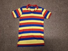 VTG Polo Ralph Lauren Multicolor Striped Mens Size 20