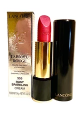 Lancome L'Absolu Rouge Lipstick - 355 Rose Sparkling / Champagne (Cream) NIB