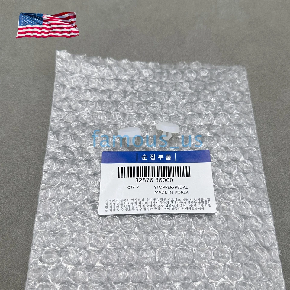 Nuevo 2X Tapón de Pedal de Freno para 3287636000 01-15 Kia Optima Sorento Sportage Soul Foto 3 de 4