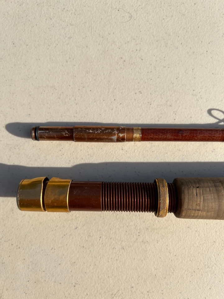 VINTAGE 1950 FENWICK 337 2 PIEZAS 9' 5 1/4 OZ CAÑA MOSCA RARA Foto 2 de 4