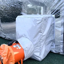 FLAPKWAN Upgraded Exhaust Ventilation Device for Inflatable Spray Paint Booth