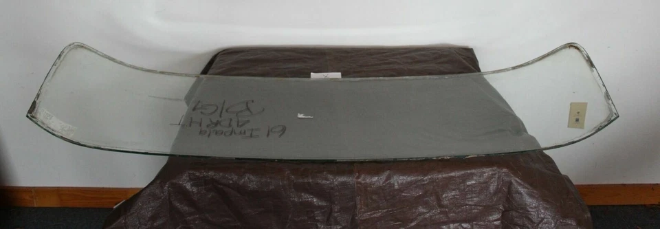 Used OEM GM Rear Window Back Glass 1961 Chevrolet Impala 4 Door HT (RW83) - Image 4 of 4