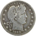 1908-S Barber Quarter - Looks VG/F Details Cleaned - Full "LIBERTY"