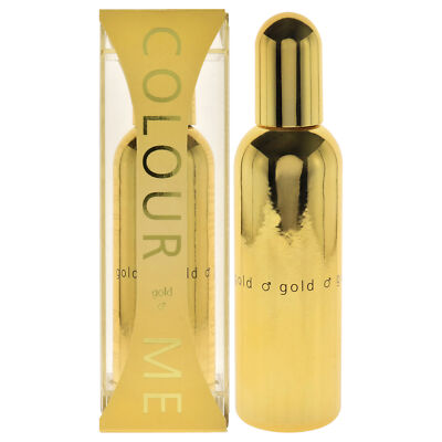 2 Pack Colour Me Gold by Milton Lloyd for Men - 3 oz EDP Spray
