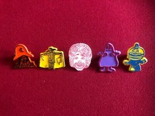 1980's, McDonald's, "Plastic Rings" Set of 5  Scarce / Vintage