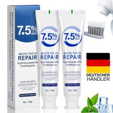 2 Stück Hydroxylapatit Zahnpasta, Hydroxyapa...
