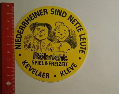 Sticker/Decal: Röhricht Play & Leisure Niederrheiner are nice (30101684)