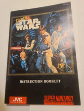 Super STAR WARS Super Nintendo SNES Authentic Instruction Manual Only OEM VG