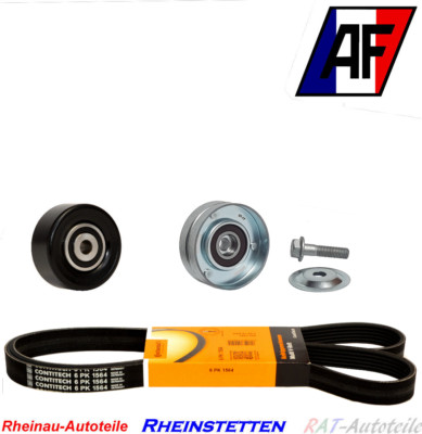 6PK1565 Keilrippenriemen+Spann/Umlenkrolle Citroen XSARA 1.4i 1.6 i Peugeot 206