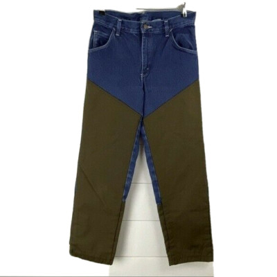 VTG Pointer Women s Size 6 Canvas utility High Rise Double Front Work Jeans USA