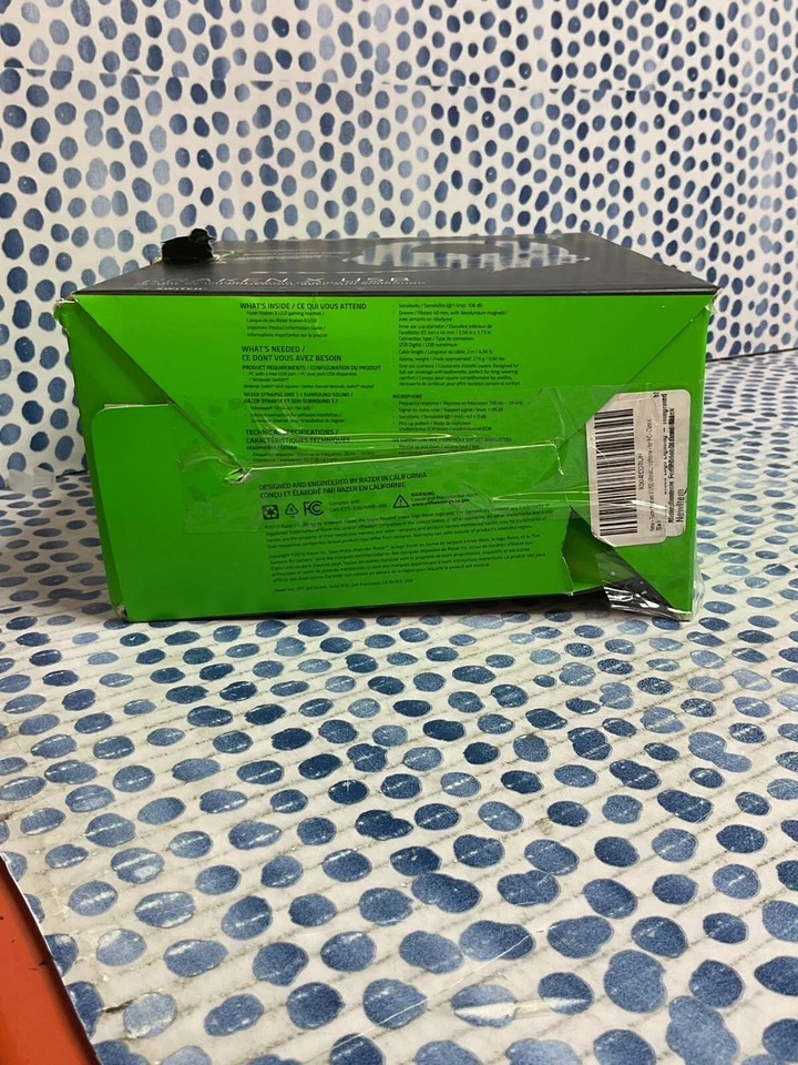 Auriculares ultraligeros USB para juegos Razer Kraken X - Controles de audio integrados - Para PC Foto 4 de 4