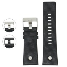 StrapsCo 28mm Embossed Leather Watch Band Strap w/ Rivet for Diesel