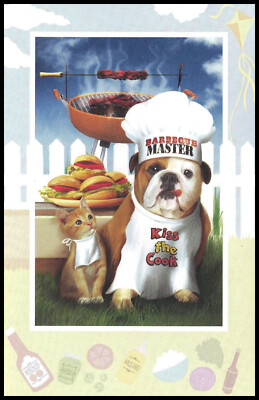 Greeting Card - Cat Dog - Thomas Wood - Birthday 0754