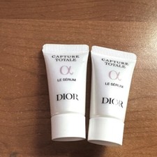 new DIOR Capture Totale Le Serum Anti-Aging .17oz/5mL Travel Size lot of 2