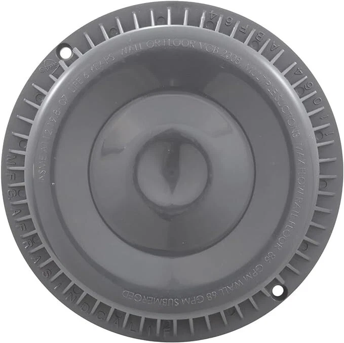 7.375 Inch Anti-Vortex Main Drain Suction Cover for In-Ground Swimming Pools - Image 3 of 4